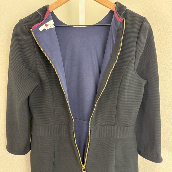 Boden Ottoman Dress in Black Size 8 - Picture 3 of 7